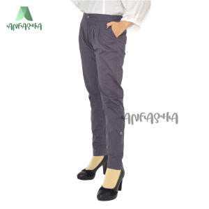 KELLY PANTS / Celana Panjang Wanita Basic Pants bahan katun TWILL stret fashion muslim - fashion wanita mode BY TOKO ANFASHA
