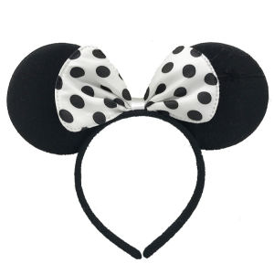 Gratis Semua - Headbands Mickey dan Minnie / Bando Mickey Minnie / Bando Pesta Lucu / Bando Anak Pita Polkadot / Bando Kuping Lucu