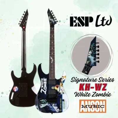 ESP LTD Kirk Hammett Signature Electric Guitar KH-WZ White Zombie (KHWZ)