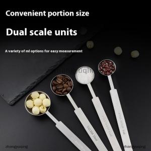 [COD] zhangyuqing 1 4Pcs Coffee Scoops Long Handle 304 Stainless Steel Tablespoon Stackable Kitchen Measuring Spoon Fits Coffee Container