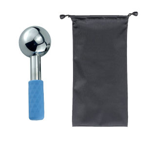 Facial Ice Globes Cold Hot Stainless Steel Facial Roller Skin Beauty Spa Cooling Globe Massage Ball Face Care Cryo Freeze Stick