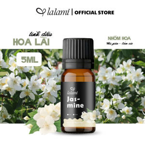 Tinh dầu Hoa Nhài (Lài) thiên nhiên nguyên chất LALAMI - Jasmine essential oil - mẫu thử 5ml/10ml