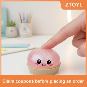 【ZTOYL】 Jumbo cầu vồng bánh bao squisshies 1PC quá khổ mềm chậm phục hồi cảm giác bóp đồ chơi cho bàn trang trí