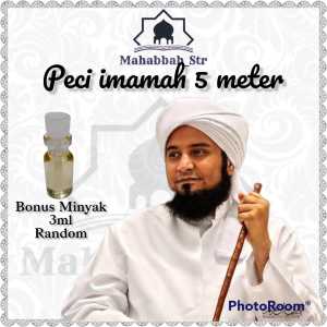 Peci Imamah Permanen Dewasa 5 meter BONUS MINYAK WANGI !!!