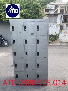 Tủ sắt locker nhiều ngăn 151210864 cửa mỗi hộc có khóa đựng đồ cá nhân trường học công ty giao nhanh trong 2h HCM