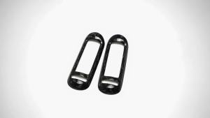 mv1 2Pcs Carbon Fiber For Hyundai Ioniq 5 NE 5 N SE 2022-2025 Car Interior B Pillar Side Air Conditioner Vent Cover Trim Accessories 9Q3T6