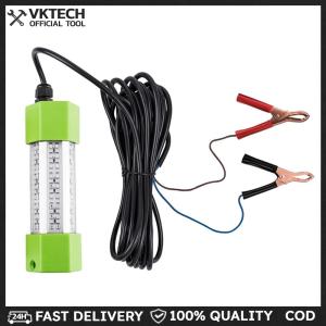 12V 70W Underwater LED Fishing Light with 5M Cord Submersible LED Fishing Lamp Underwater Fish Attracting Light for Sea and Cage Net Use