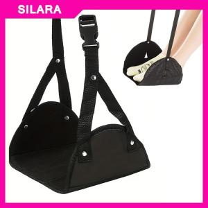 SILARA 1PC có thể điều chỉnh chiều cao chân phần còn lại máy bay footrest Chất lượng cao bọt du lịch di động footrest Carry-on chân phần còn lại
