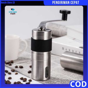 COD One Two Cups Alat Penggiling Kopi Manual Coffee Grinder Adjustable - RHNHA0176 / mini kedai kopi manual portable tanpa tenaga listrik / atur tekstur kopi mudah di gunakan material awet berkualitas terbaik / pengriman cepat promo paling bagus top viral