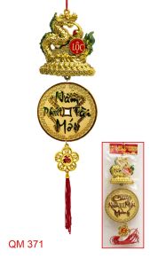 Sét 2 Dây Liễn Treo Hình Rồng - treo trang trí nhà cửa cây mai cây đào nhà hàng
