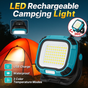 Full Scene Work Light Multi-position Rotating Lamp Head Outdoor Camping Light Anti Pressure And Anti Drop Emergency Lighting Waterproof