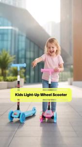 UPGRADED KIDS OUTDOOR TOY FOLDING SCOOTER AND ROLLER SKATE SHOES FOR BOYS AND GIRLS - RANDOM TWISTER