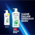 CLEAR Shampoo Anti Dandruff Ice Cool Menthol Shampoo Anti Ketombe Sensasi Dingin Sepanjang Hari 400 ML. 