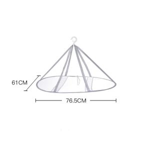 SDFBN Anti-deformation Clothes Drying Net Rack Multipurpose Delicate Clothes Basket Home Supplies Folded Mesh Hanging Mesh Rack Indoor Outdoor