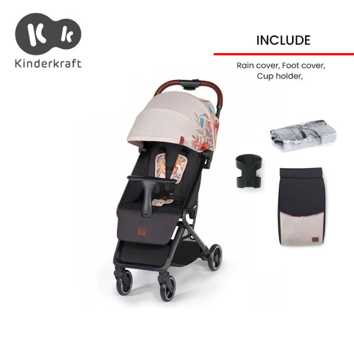 Kinderkraft NUBI Lightweight, compact stroller for newborn up to 15kg