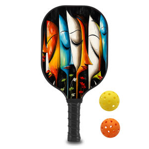 Lightweight Pickleball Paddle with Comfort Grip and Durable Fiberglass surface for Indoor/Outdoor sport racks ID 60625-16544514