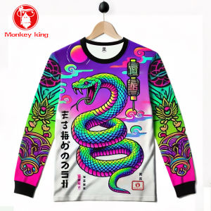 MONKEY KING Motor shirt long sleeve for men full set Cycling bike jersey bikers Motorcycle riding Sportswear #La030