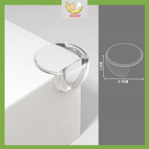 Miếng Bọc Góc Bàn Bọc Cạnh Bàn Silicon Bám Dính Vượt Trội Tránh Va Đập An Toàn Cho Bé Và Người Già.