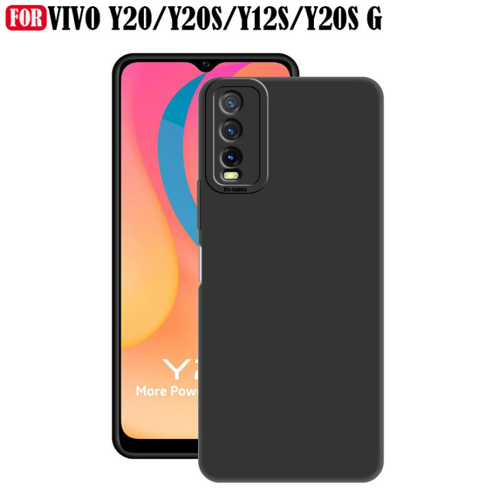 Case Vivo Y20 Y20i Y12S Y20S Y20S [G] Softcase Carbon Case