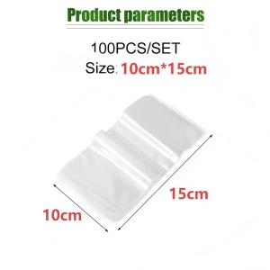 100Pcs Clear PVC Plastic Heat Shrink Wrap Bags For Packaging Transparent Heat Shrink Wrap Film