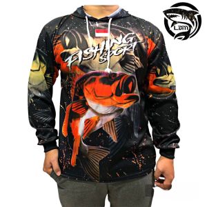 JERSEY MANCING BAJU MANCING LENGAN PANJANG KAOS MANCING PALING MURAH