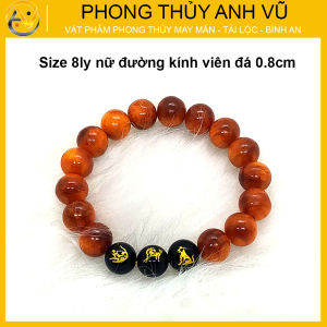 Vòng gỗ huyết long tam hợp dần ngọ tuất - Vòng tay tam hợp quý nhân 12 con giáp - May mắn tài lộc - Bảo hành 12 tháng