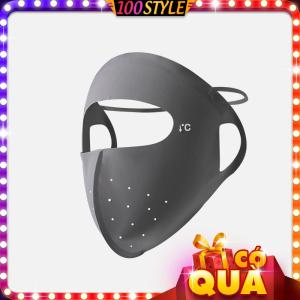 Khẩu Trang Vải Chống Nắng Phủ Hết Mặt Đục Lỗ Cool - 100style