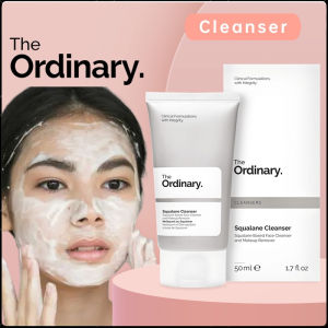 The Ordinary Squalene Cleanser - 50ml Makeup Remover Gentle For Face Oily Skin