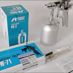 Original Authentic Iwata W-71S Lower Pot Paint Spray tinggi Atomization Fine Manual Spray 1.01.31.51.8MM berkaliber