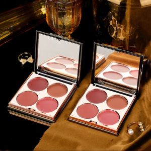 SEA GOAT Waterproof Blusher Palette Sweatproof Four Color Eye Shadow Palette Beauty Dazzling Makeup Comprehensive Plate Powder Blusher