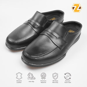 Zeger Sepatu Selop Kulit Pria - GATRA 812