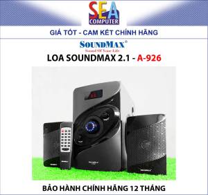 LOA SOUNDMAX 2.1 - Hỗ trợ USB SD Card & ngõ vào AUX Bluetooth - A-926