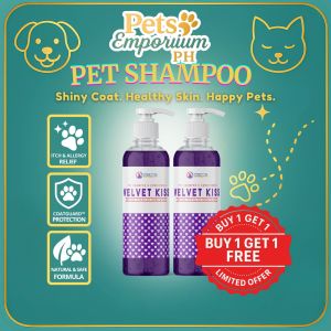 Buy 1 Take 1 Velvet Kiss Pet Shampoo & Conditioner for Dogs and Cats – Gentle Floral Anti-Itch Care
