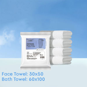 Disposable Cotton Bath Towel For Adult and Kids Body Face Towel