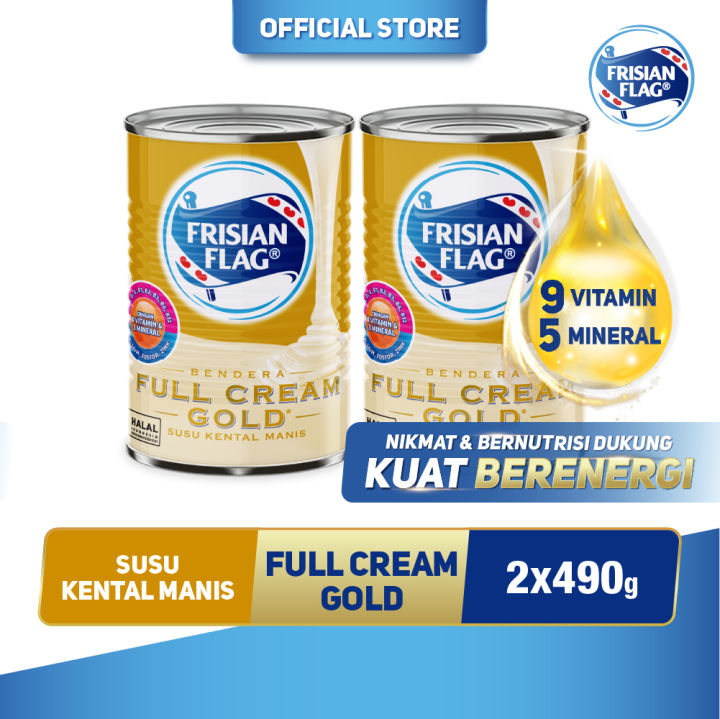 [Paket isi 2] Frisian Flag Kental Manis Gold 490gr