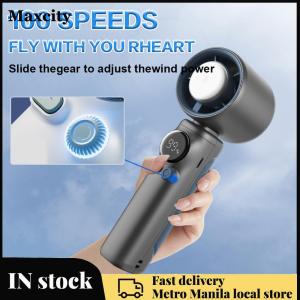 High Speed Cooling Fan 199 Gear Speed Wind USB Rechargeable Small Pocket Fan Digital Power & Speed Display Electric Fan