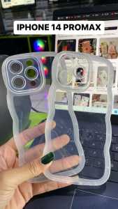 Softcase Gelombang Bening ( IPHONE 14 PROMAX ) Clear Case Casing Handphone - PGC SHOP
