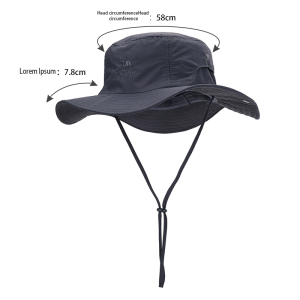 CAMEL CROWN หมวกชาวประมงหัวใหญ่หมวกปีกกว้างเวอร์ชันเกาหลีหมวกกันแดดสำหรับฤดูร้อน