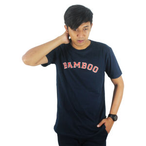 Kaos Distro Motif Keren Bamboo Apparel Font Baseball