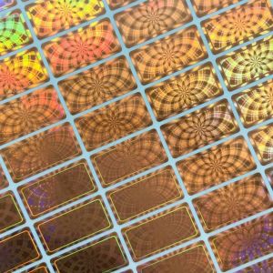 Tem chống giả hologram nền đồng 1x2cm combo 1.000c
