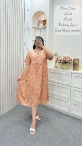 daster rayon twill  jumbo ibu muda cantik terbaru