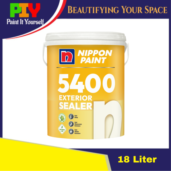 Nippon Paint 5400 Wall Sealer / Cat Undercoat Dinding Rumah- 18 Liter ...