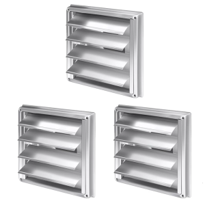 Thép không gỉ Air Vent lưới tản nhiệt thông gió tường vuông sụt giảm extractors thông gió Bìa Fan Outlet lâu dài