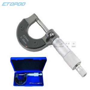 Industrial Grade High Precision Outside Micrometer with High Hardness Alloy Head Measuring Tool