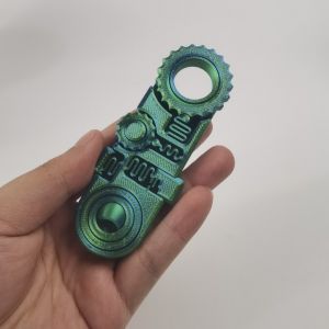 PUZHE 5-in-1 Fingertip Gyro Mechanical Spinning Top 3D Printing Spring Gear Chain Gyroscope Sprocket Flywheel 360° Roatating Hand Spinner Gearwheel Adult