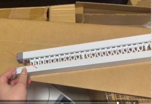 รางผ้าม่าน รางสไลด์  ราวแขวนผ้าม่าน ยืดหดได้ ติดตั้งง่าย แข็งแรงทนทาน Super Thin Invisible Aluminum Alloy Curtain Tra Silent Slide Rail