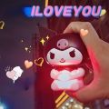 Sanrio I Love You Sounding Doll Better Than Heart Kuromi Doll Cute Luminous Couple Toy Valentine's Day Gift. 