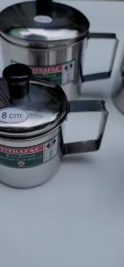 Ca Inox 430 TITHAFAC- VŨ KHẢI có nắp và quai 8cm9cm10cm12cm14cm chắc chắn tiệnlợi antoàn