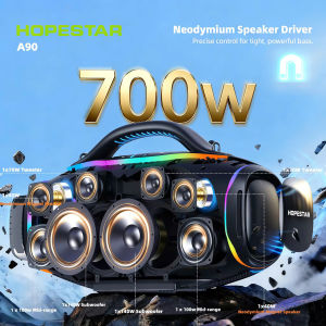 LOA ĐỘNG BLUETOOTH HOPESTAR A90 – SIÊU BASS 700W | PIN KHỦNG | CHỐNG NƯỚC IPX6| NGHE HÁT KARAOKE ÂM THANH CHẤT LƯỢNG CAO