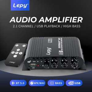 BEST SELLER Lepy Audio Amplifier Bluetooth USB HiFi Sound Booster with Remote / ampli full bass subwoofer mini power bluetooth / ampli power 5000 watt